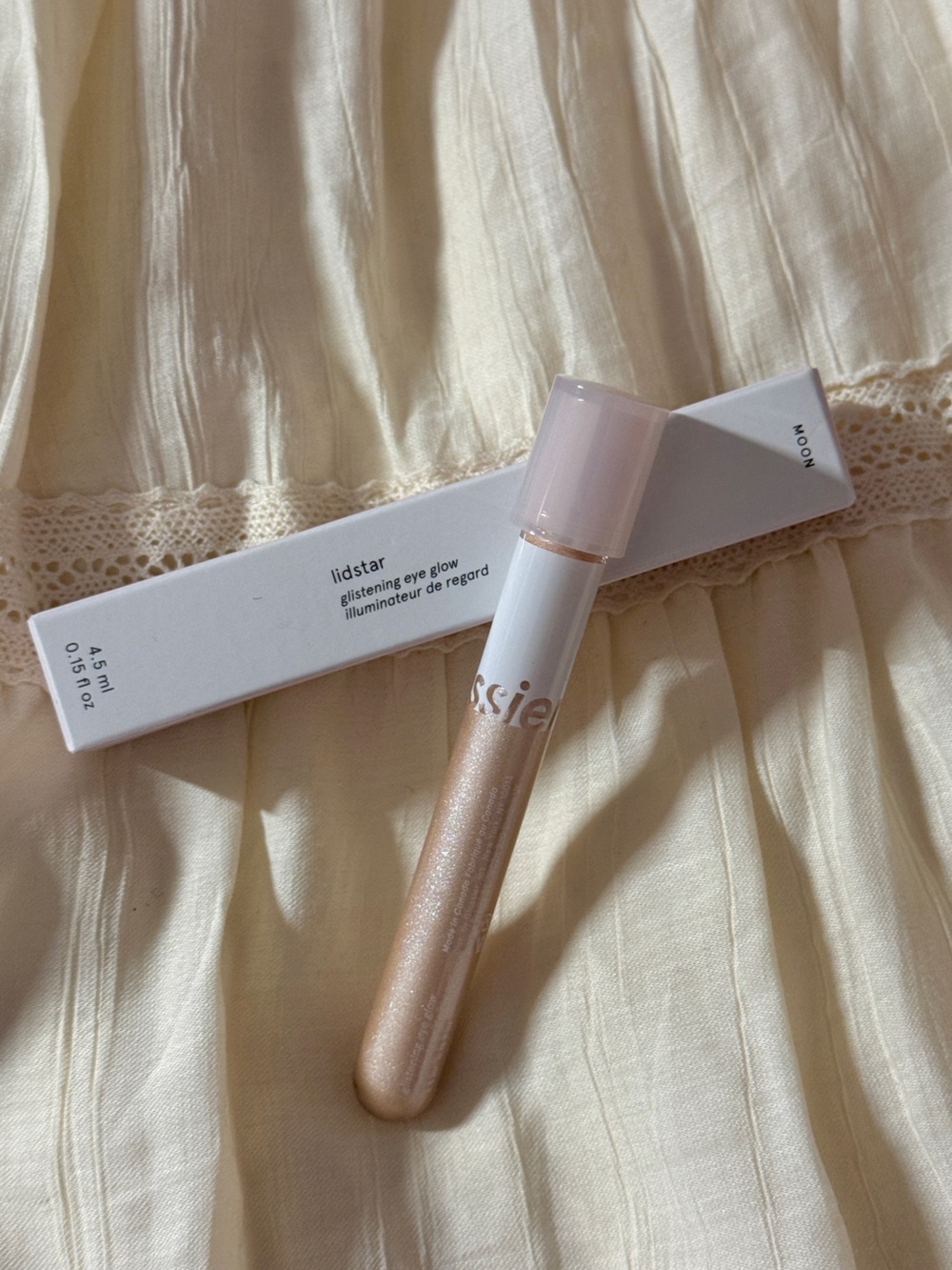 Glossier Lidstar Glistening Eye Glow in Moon BNIB